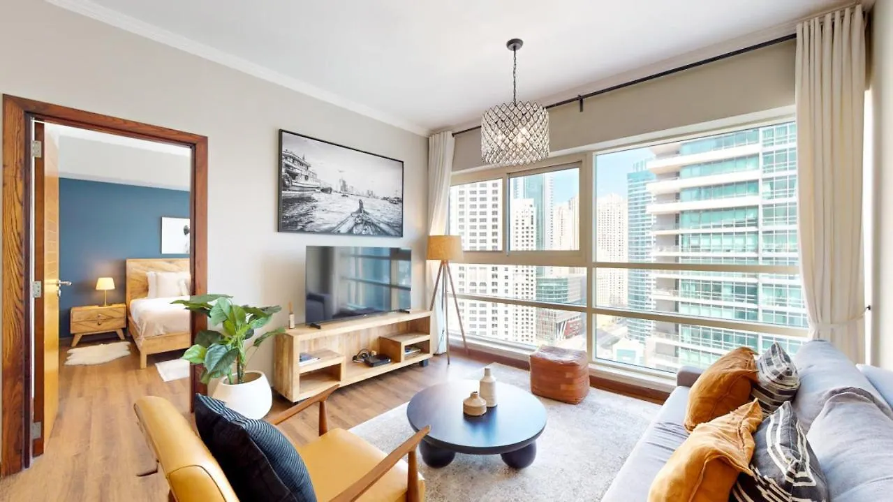 Al Sahab 2 - Minamilistic One Bed In Dubai Marina公寓 公寓